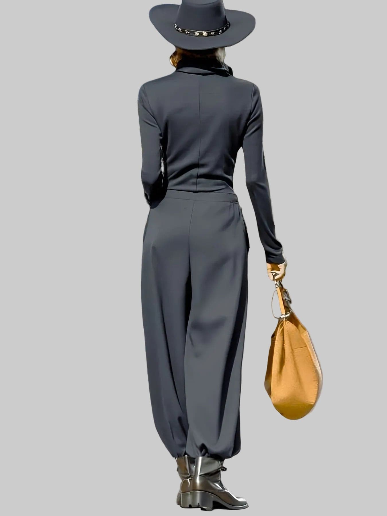 Women's Half-Zip Loungewear Set - Casual Two Piece Outfit