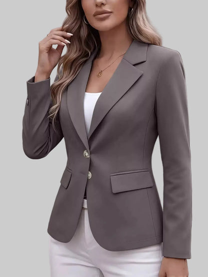 Two-Button Notched-Lapel Blazer The Nichole Collection - Official Site