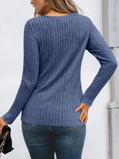 Feminine Lace Detail Fall Blouse Blouses The Nichole Collection