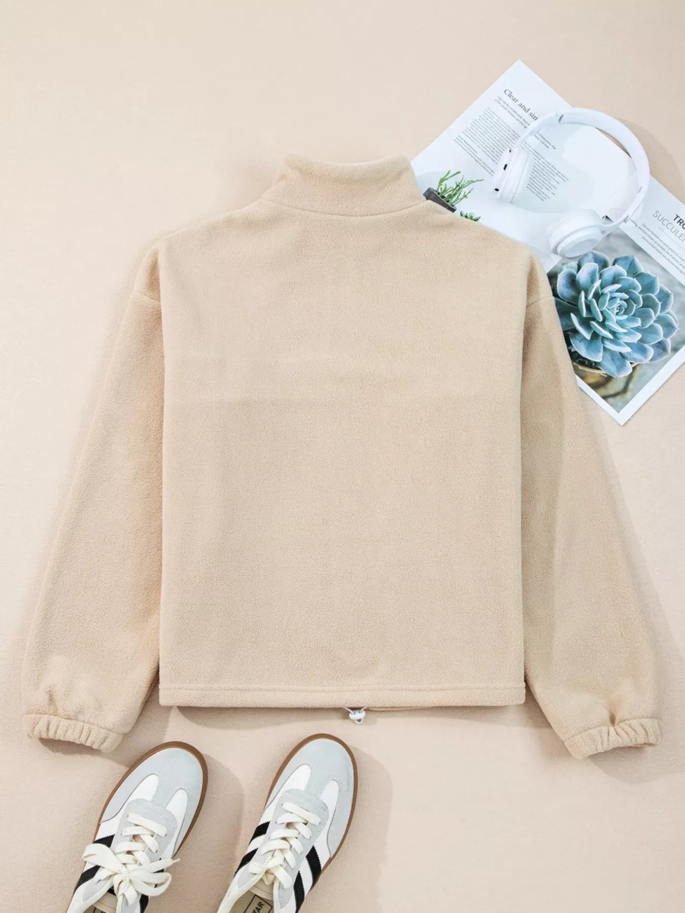 Fleece Colorblock Patchwork Zipped Neck Pullover Sweatshirt The Nichole Collection - Official Site
