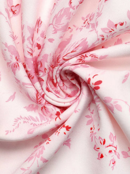 Floral Print Frill Trim Cami Dress The Nichole Collection - Official Site