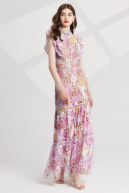 FLORAL SUMMER MAXI DRESS The Nichole Collection
