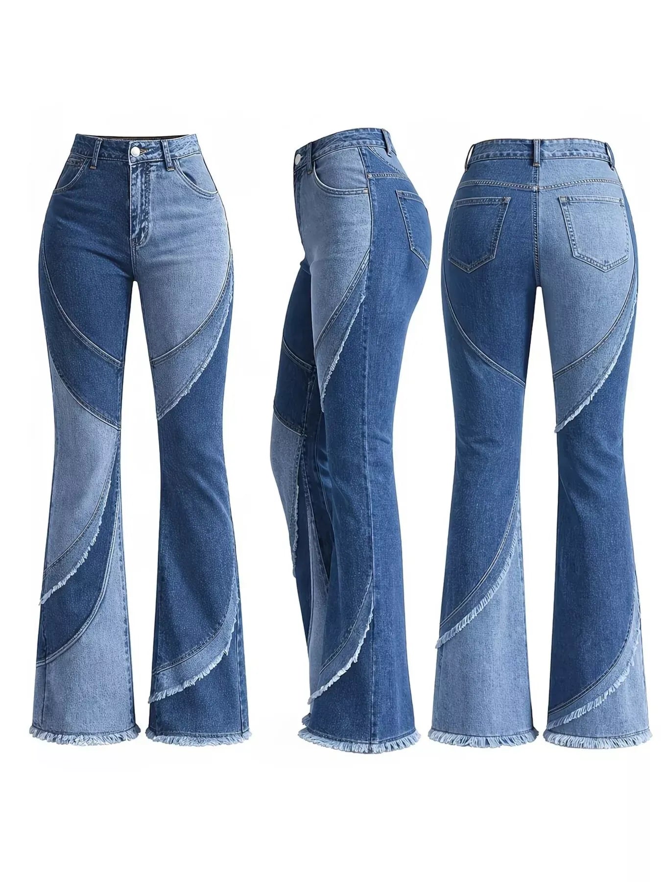 Frayed Hem Flare Jeans The Nichole Collection - Official Site