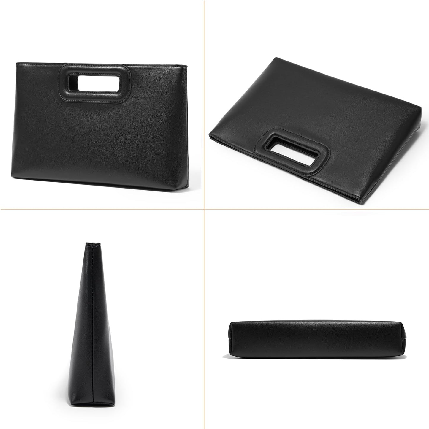 Gold Chain Top Handle Clutch | The Nichole Collection