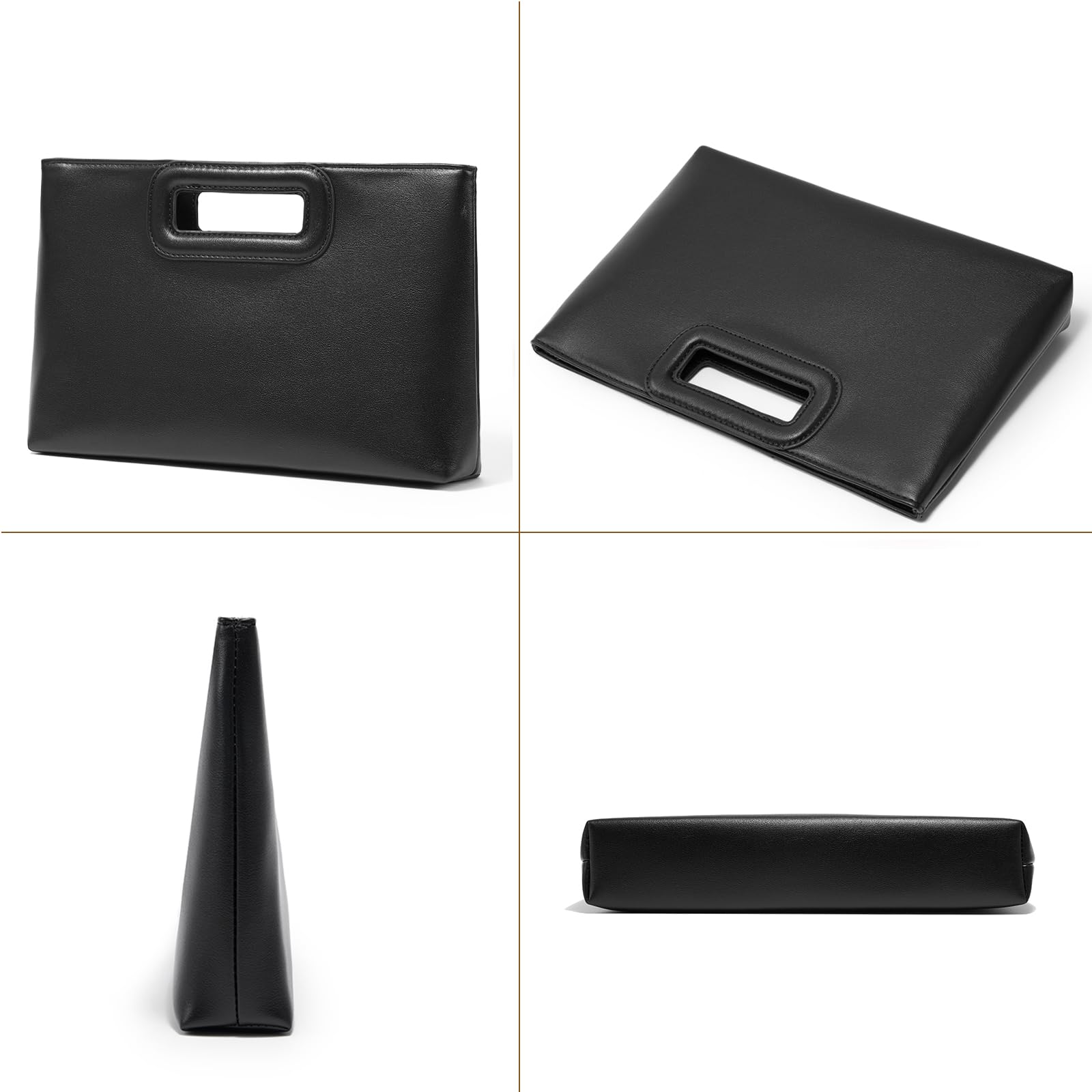 Gold Chain Top Handle Clutch | The Nichole Collection