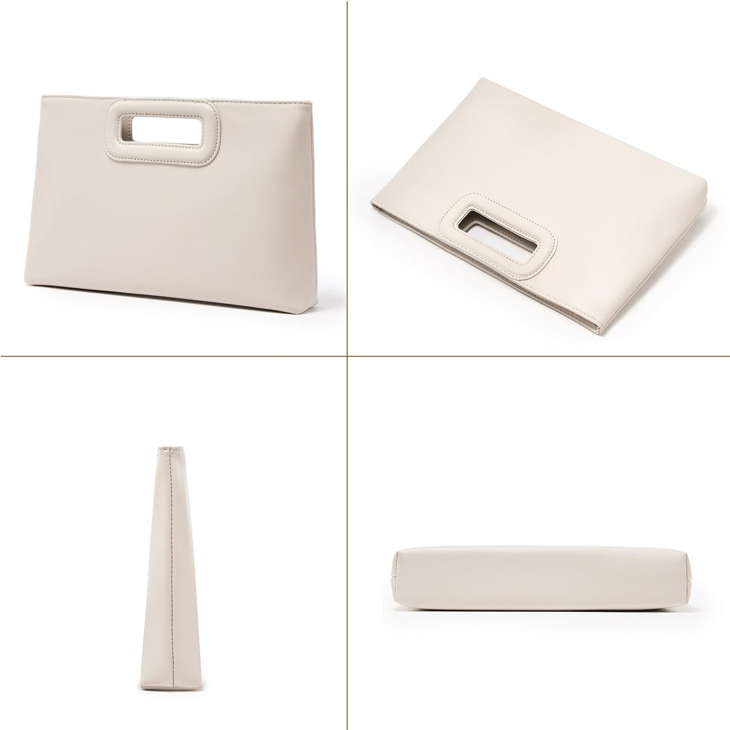Gold Chain Top Handle Clutch The Nichole Collection