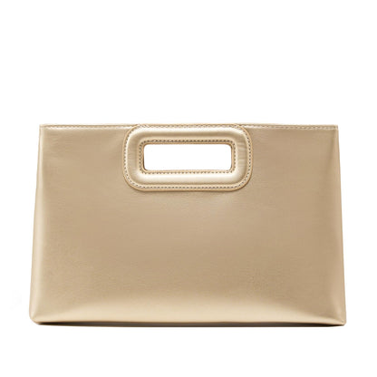 Gold Chain Top Handle Clutch | The Nichole Collection