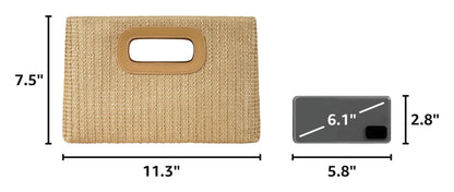 Gold Chain Top Handle Clutch | The Nichole Collection