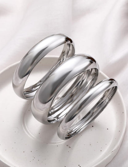 Gold Stackable Bangle Set The Nichole Collection