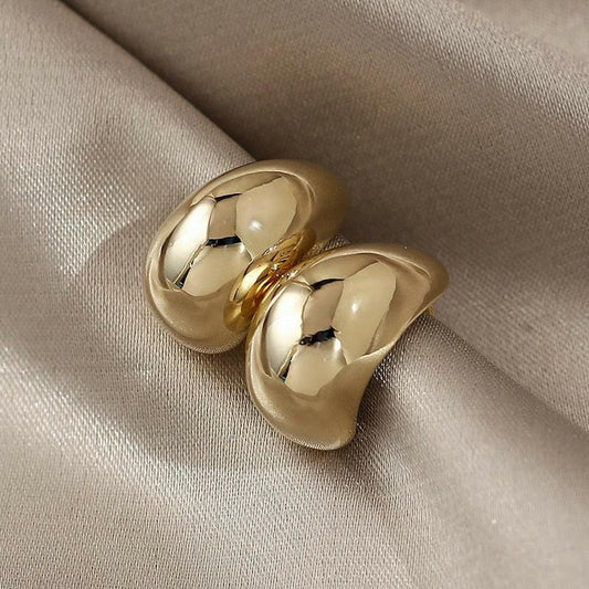 Half Moon Shaped Gold Drop Earrings Earrings Gold Take an EXTRA 50% OFF: Code: Promo50