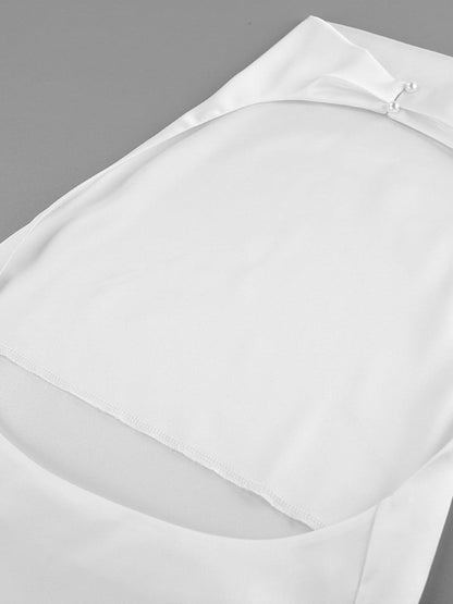 Halter Neck Satin Cami The Nichole Collection