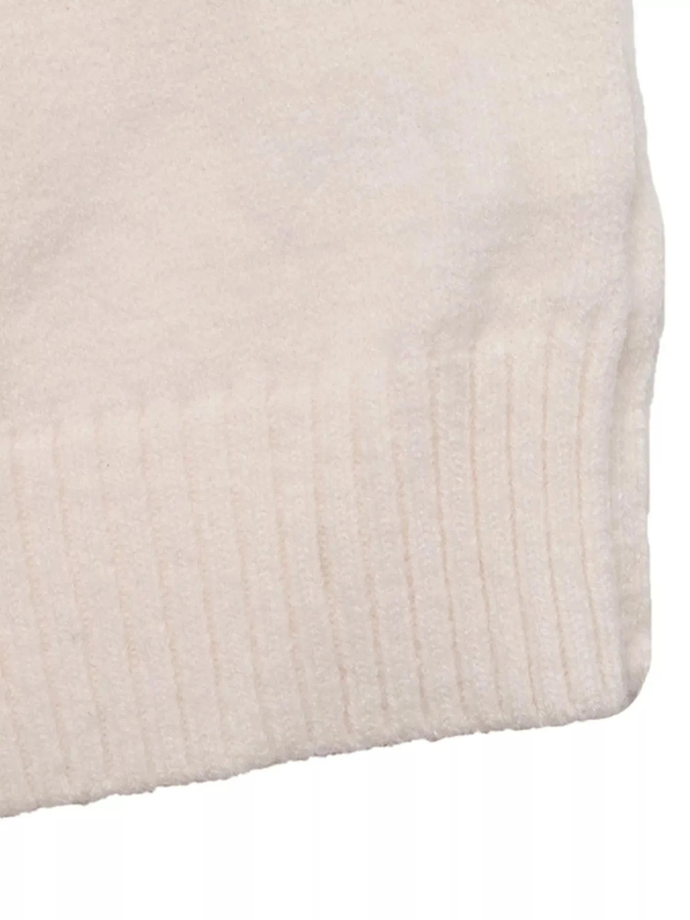 Heart Mock Neck Long Sleeve Sweater The Nichole Collection
