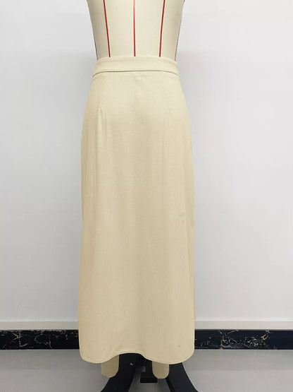 High Waist Pleated Midi Skirt The Nichole Collection - Official Site