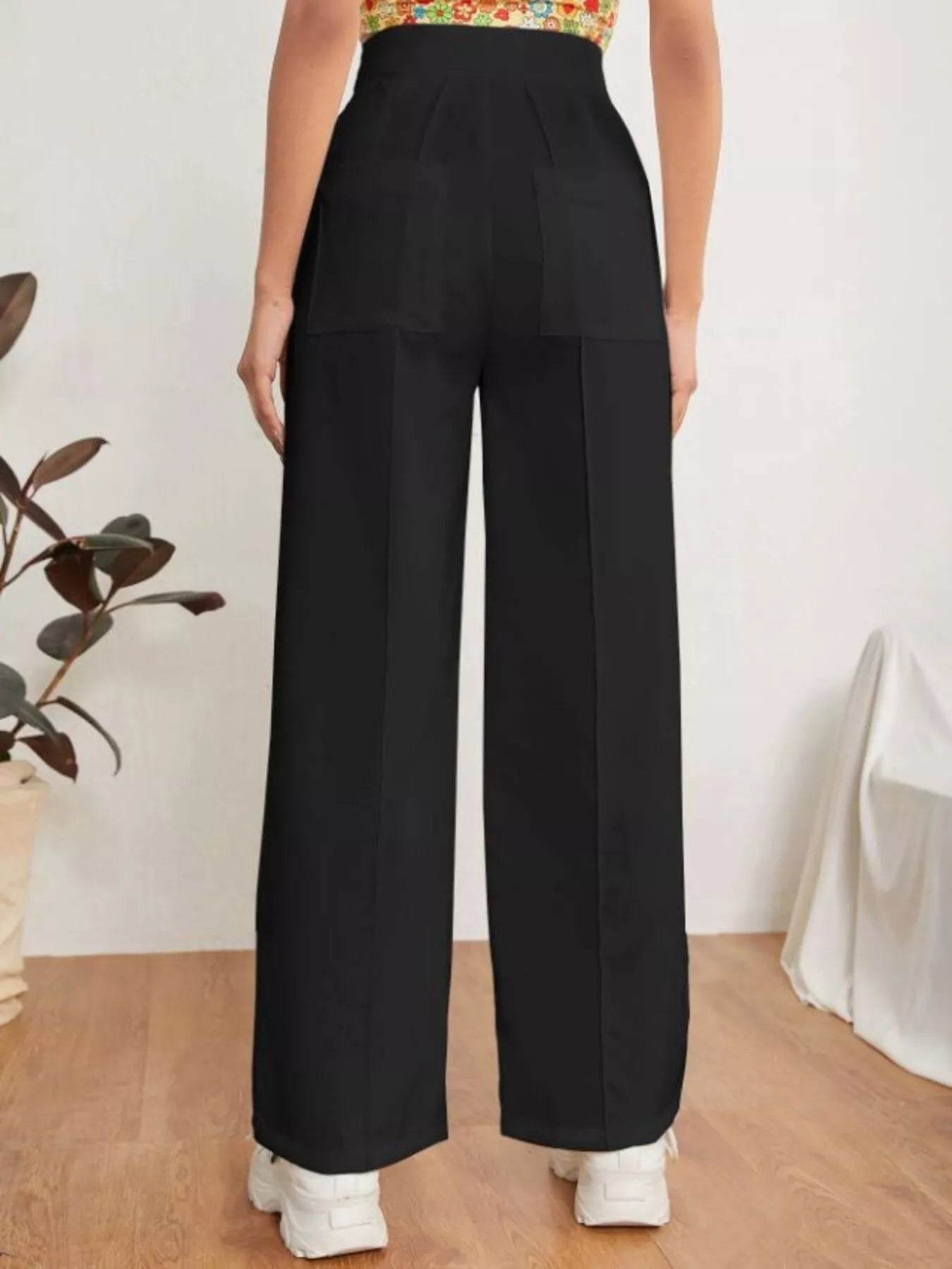 High Waist Straight Leg Dress Pants The Nichole Collection - Official Site