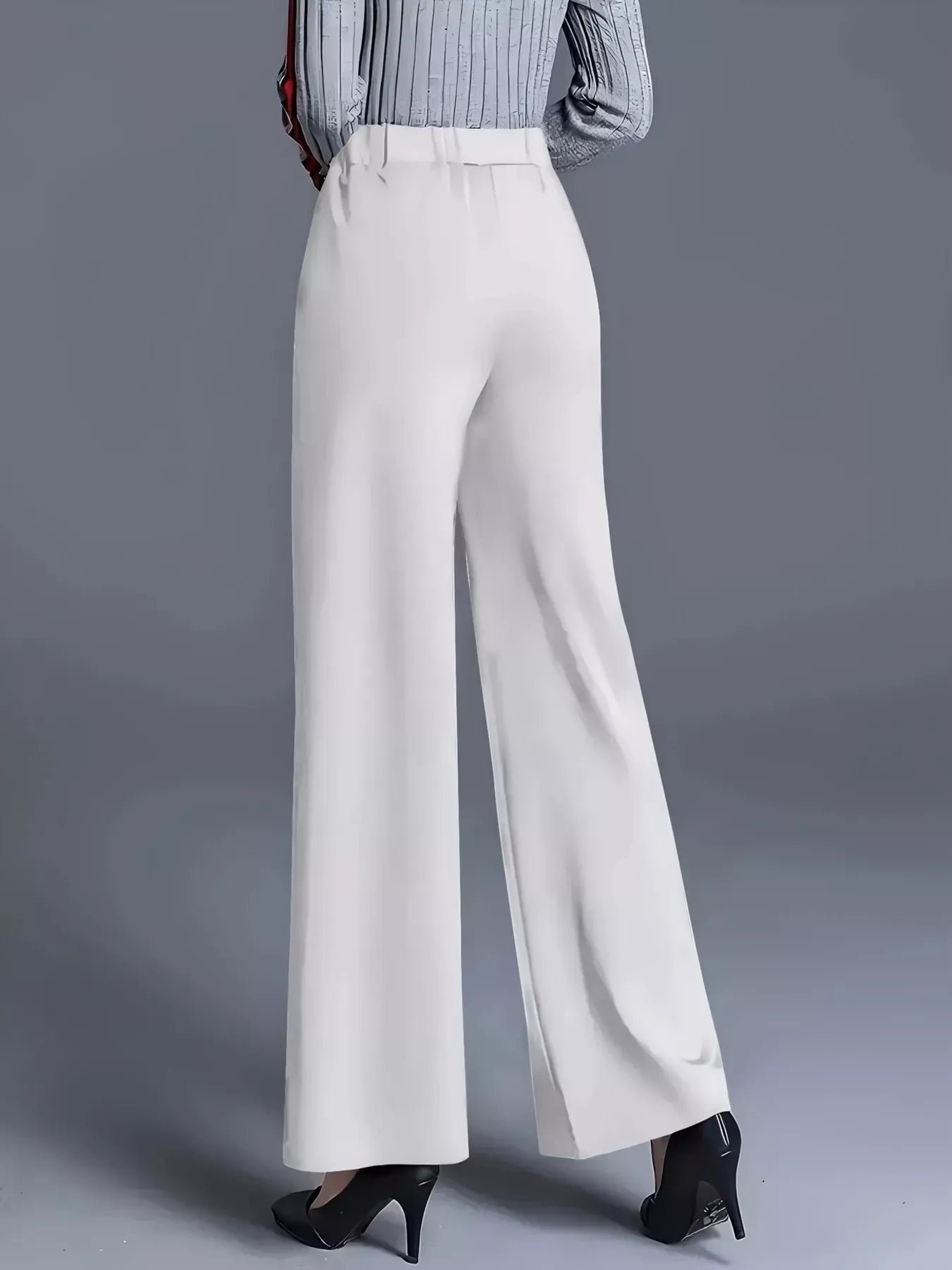 High-Waisted Wide Leg Pants Dress Pants The Nichole Collection