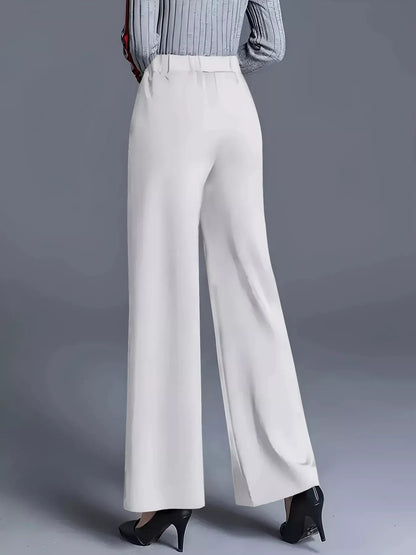 High-Waisted Wide Leg Pants Dress Pants The Nichole Collection
