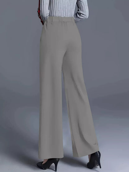 High-Waisted Wide Leg Pants Dress Pants The Nichole Collection