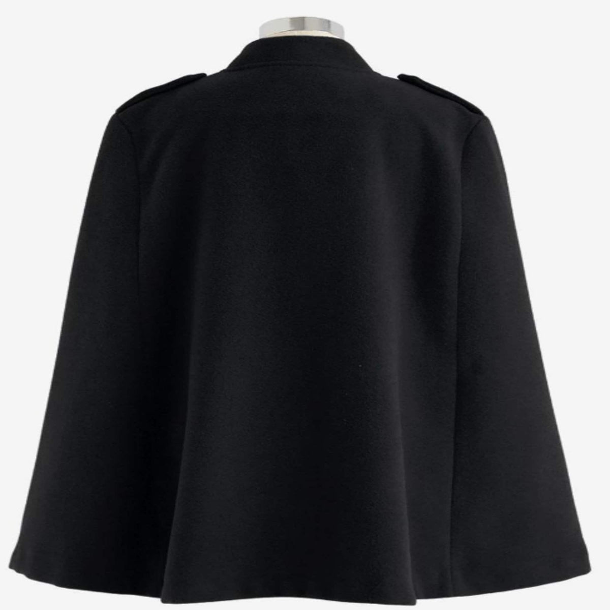 Women's Double Breasted Wool Cape