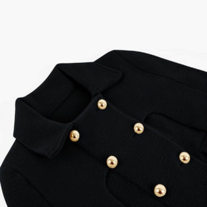 Women's Double Breasted Wool Cape