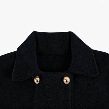 Women's Double Breasted Wool Cape