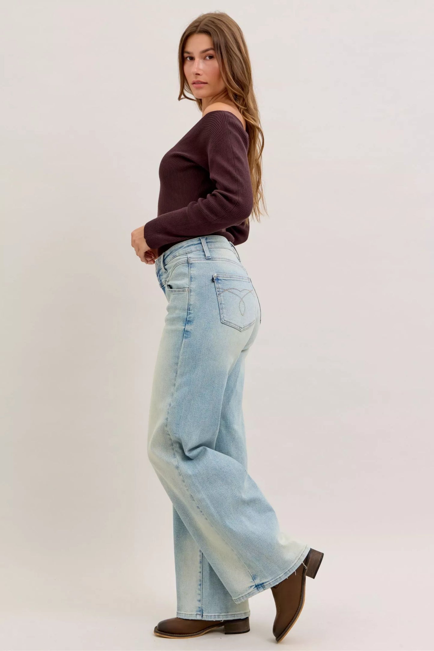 Judy Blue High Waist Column Straight Jeans The Nichole Collection - Official Site