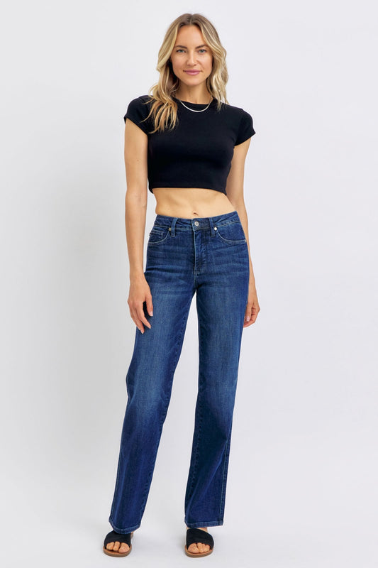 Judy Blue Tummy Control Straight Jeans The Nichole Collection