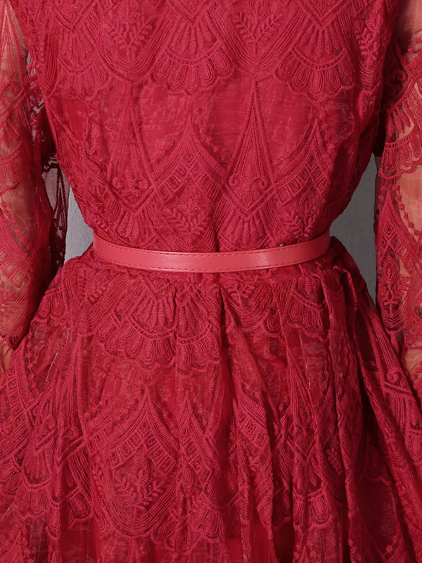 Lace Button Front Midi Dress The Nichole Collection - Official Site