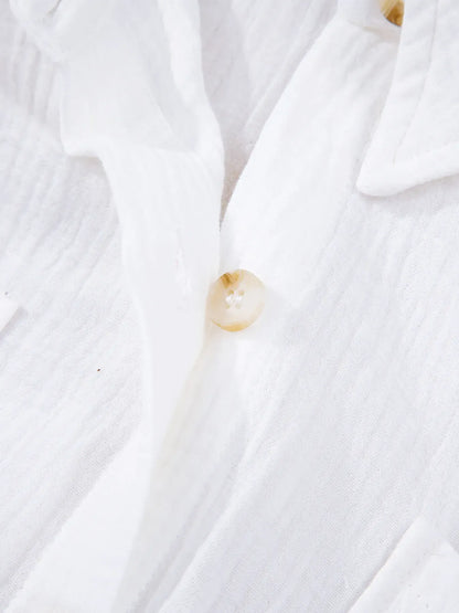 Lace Sleeve Button Down Shirt The Nichole Collection