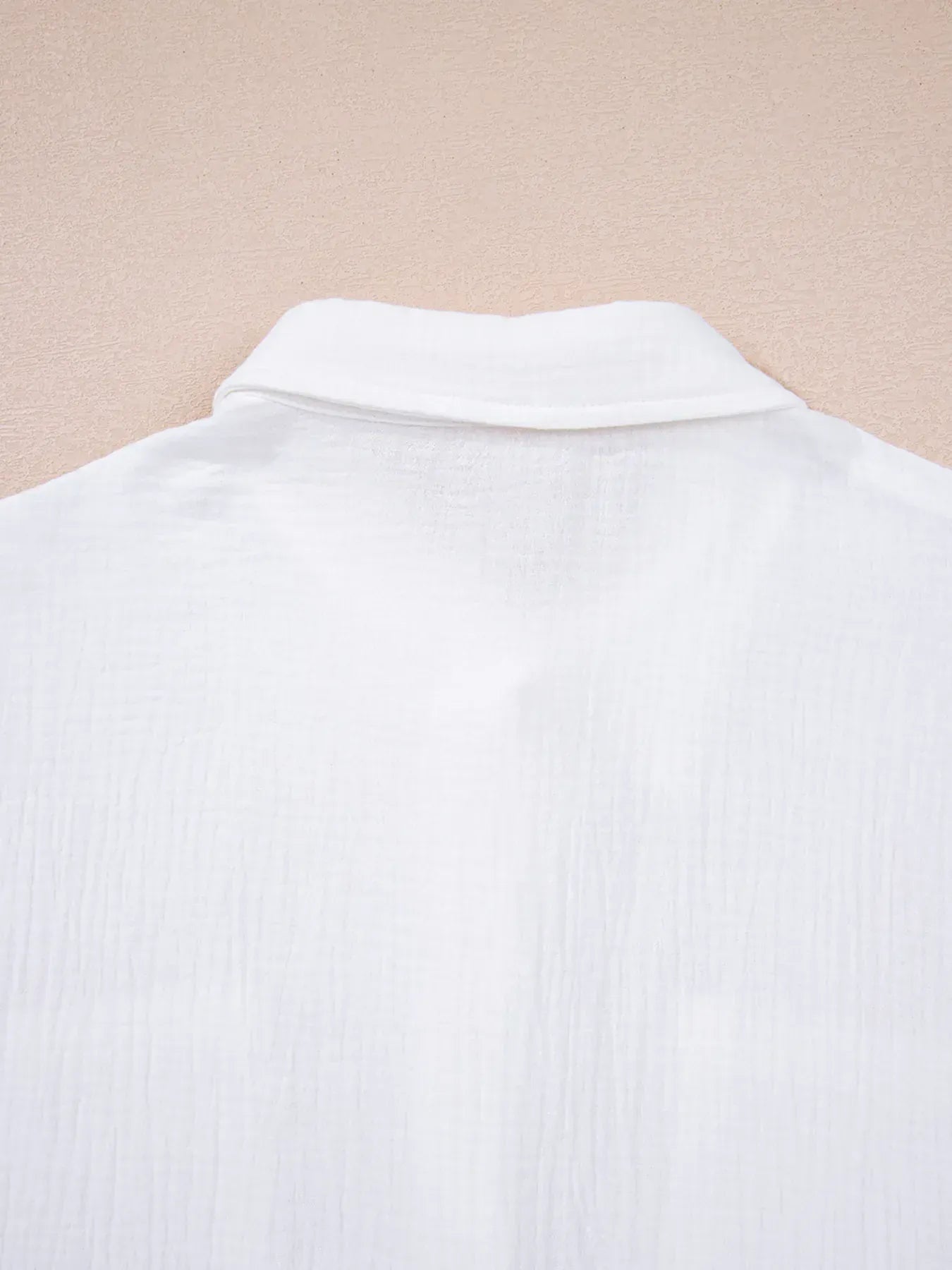 Lace Sleeve Button Down Shirt The Nichole Collection