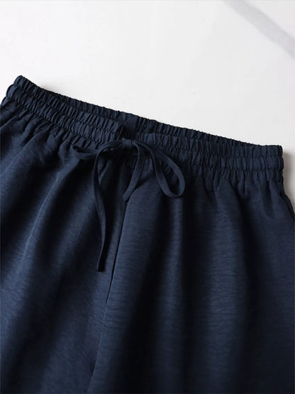 Lace Trim Cami and Wide-Leg Pants Set The Nichole Collection - Official Site