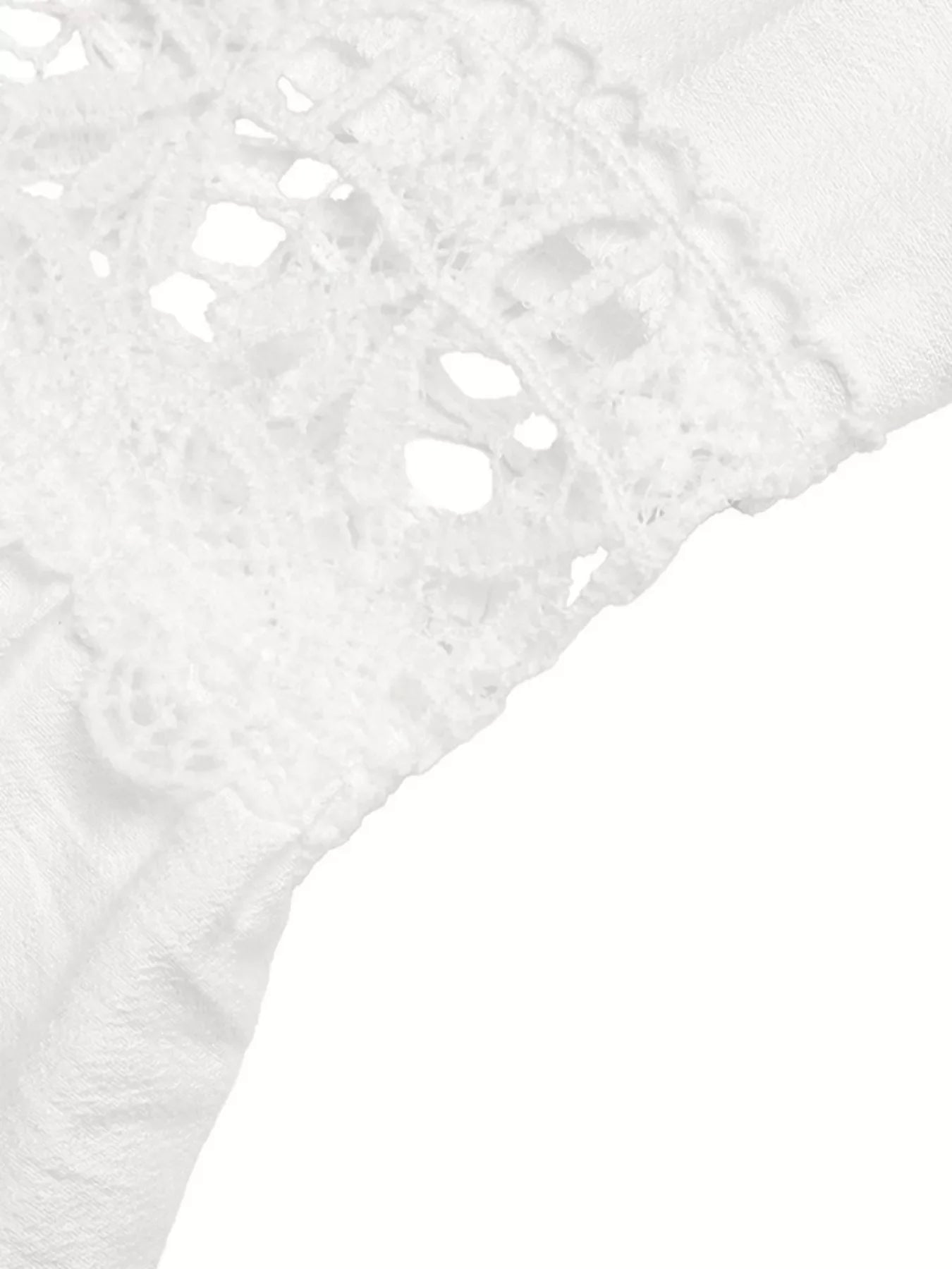 Lace Trim Wide Leg Jumpsuit Jumpsuits & Rompers The Nichole Collection - Official Site