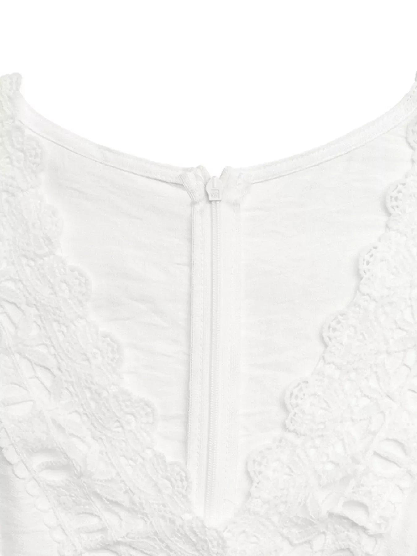Lace Trim Wide Leg Jumpsuit Jumpsuits & Rompers The Nichole Collection - Official Site