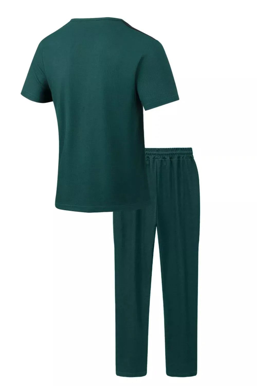 Lace-Up Front Top and Pants Casual Set | The Nichole Collection