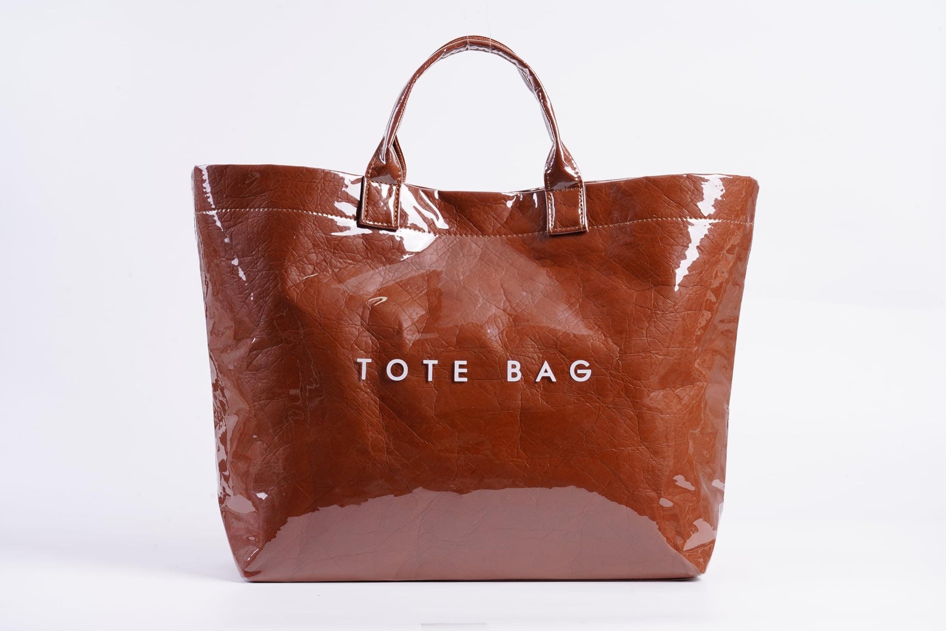 Large Letter Print Paper Tote Bag - Work & Travel The Nichole Collection - Official Site