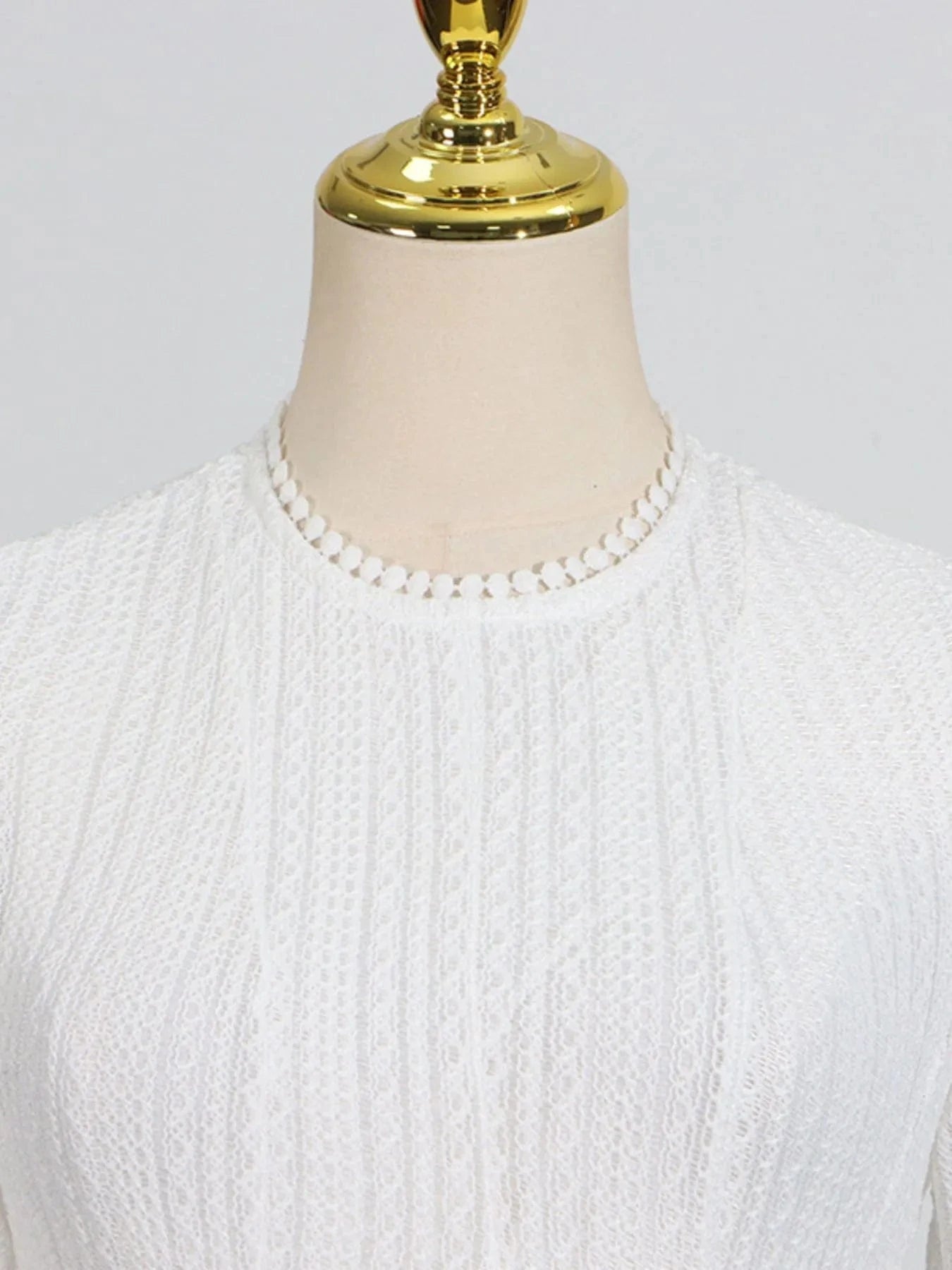 Layered Round Neck Long Sleeve Dress Dresses The Nichole Collection
