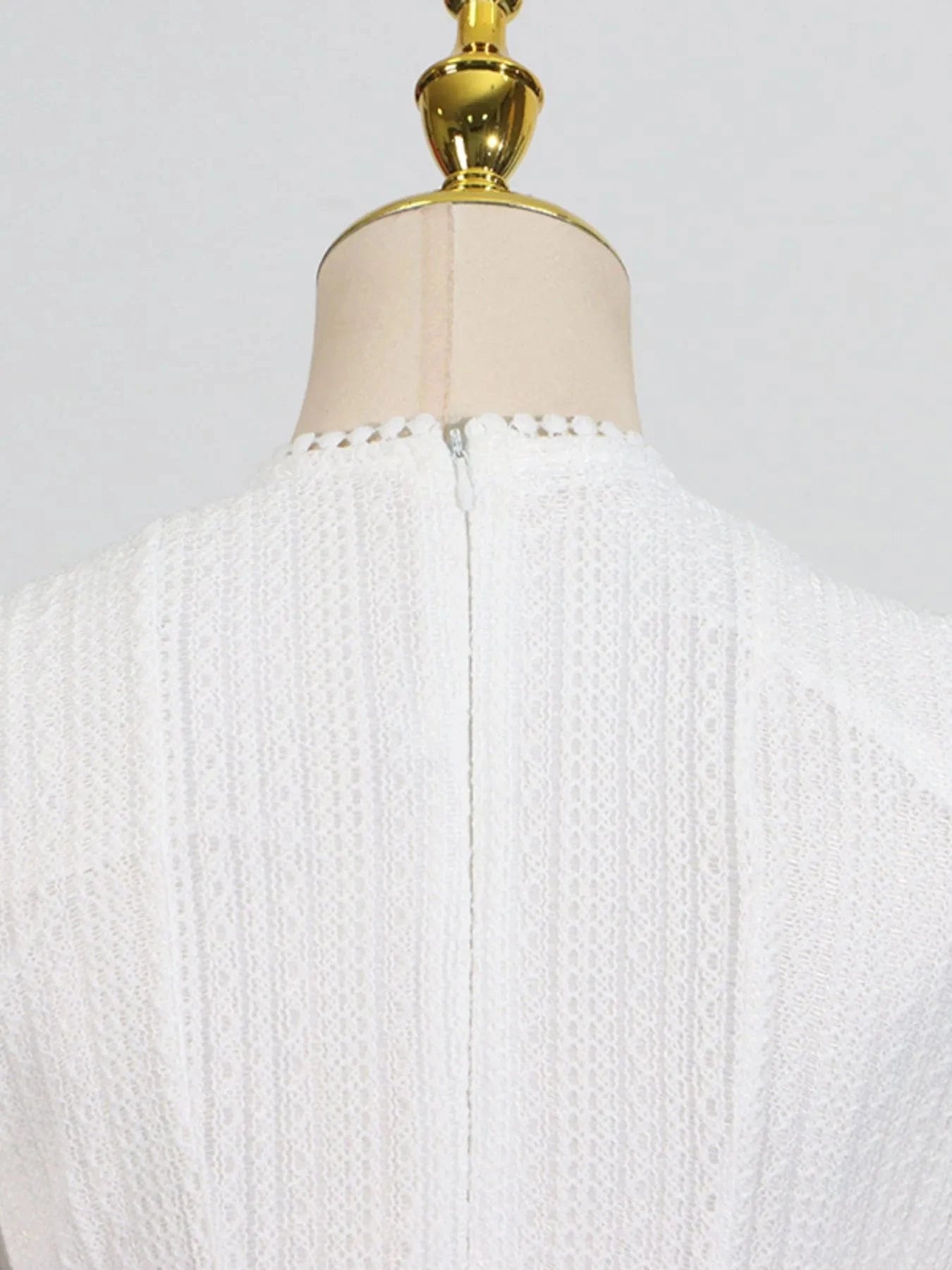 Layered Round Neck Long Sleeve Dress Dresses The Nichole Collection