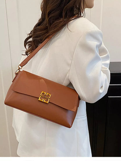 Leather Flap Crossbody Bag The Nichole Collection
