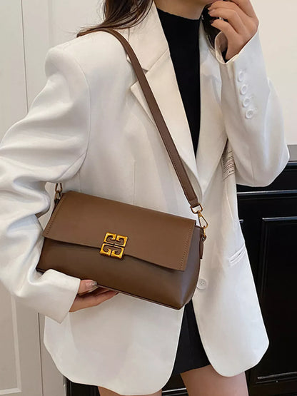 Leather Flap Crossbody Bag The Nichole Collection