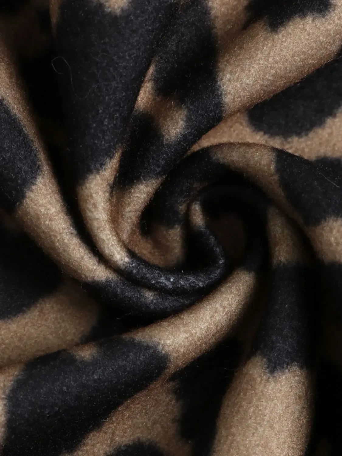 Leopard Print Casual Button Up Jacket The Nichole Collection