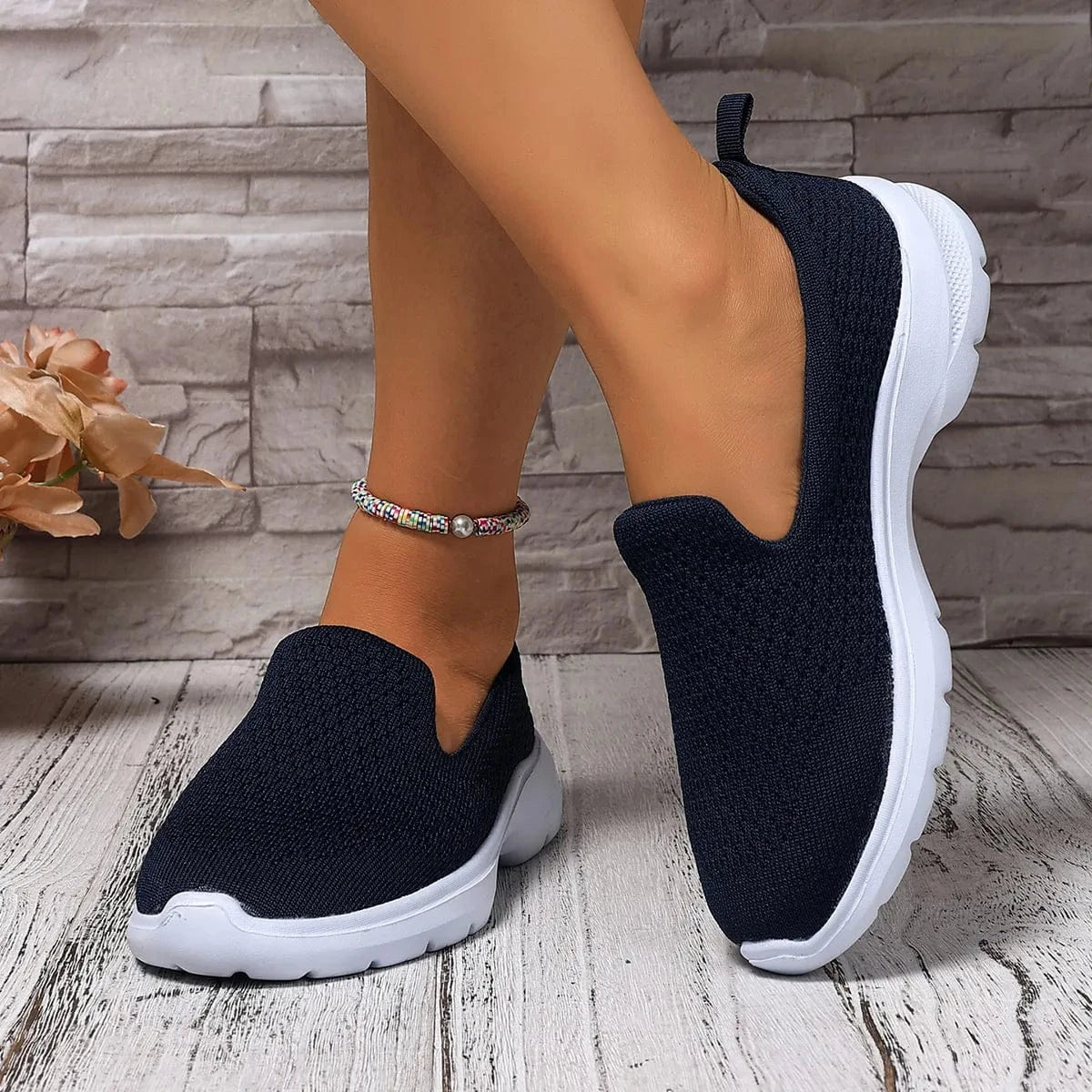 Lightweight Breathable Mesh Slip-Ons The Nichole Collection