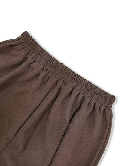 Long Sleeve Shirt and Wide Leg Pants Set Women's Sets The Nichole Collection