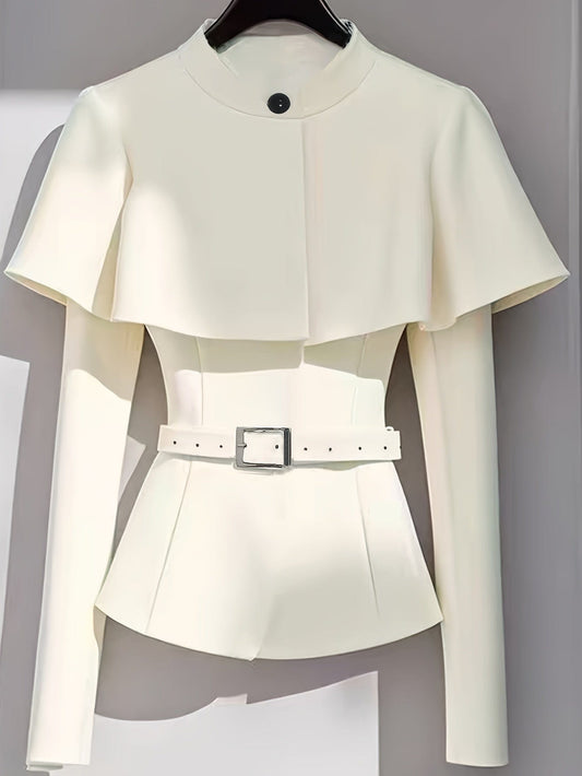 Long Sleeve Tailored Jacket for Fall Outfits Shirts & Tops The Nichole Collection