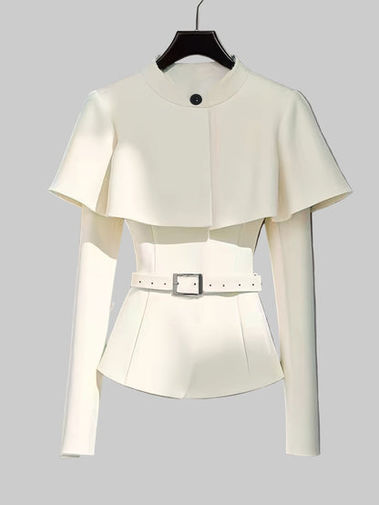 Long Sleeve Tailored Jacket for Fall Outfits Shirts & Tops The Nichole Collection