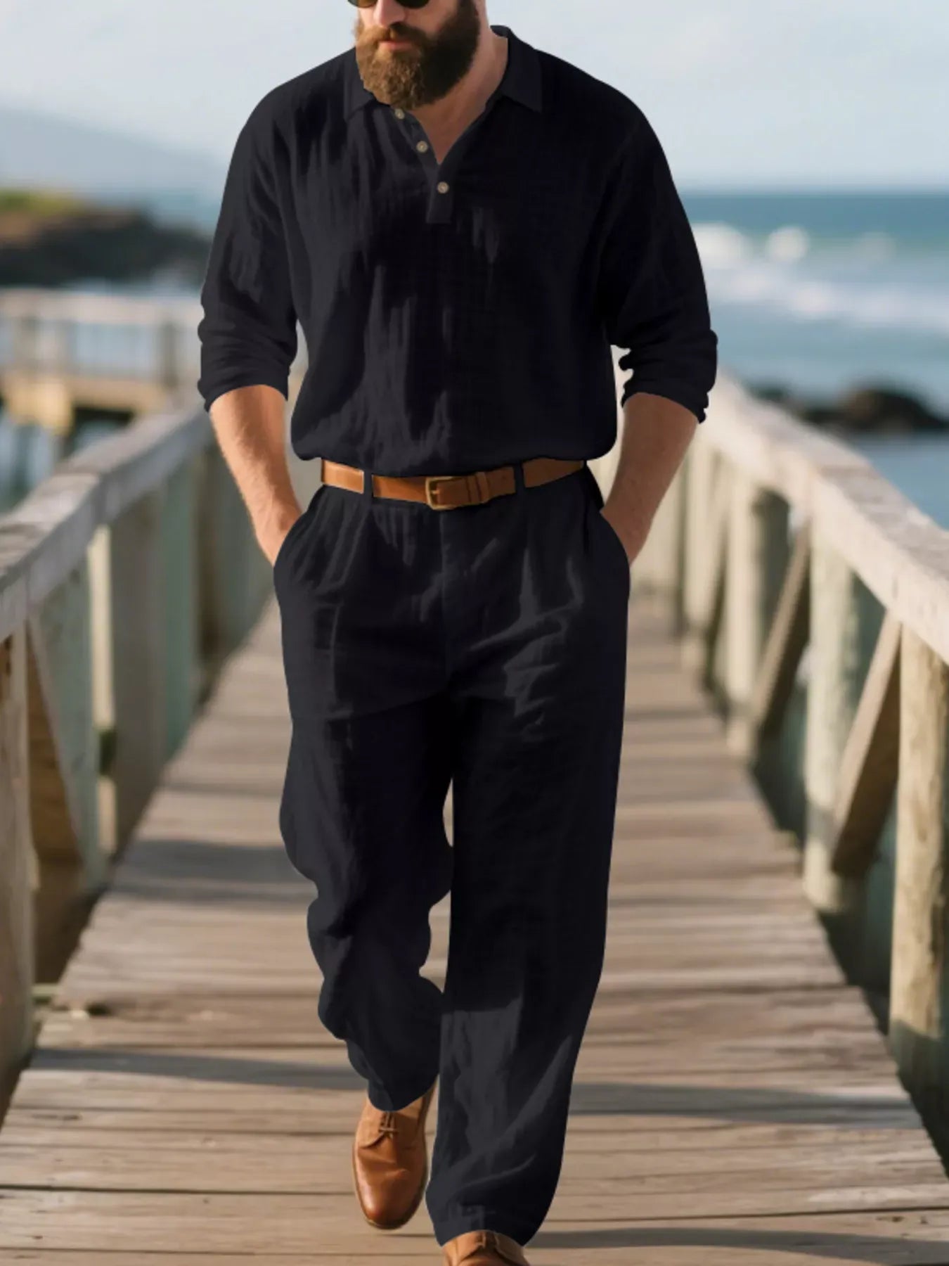 Long Sleeve Top and Pants Set | The Nichole Collection