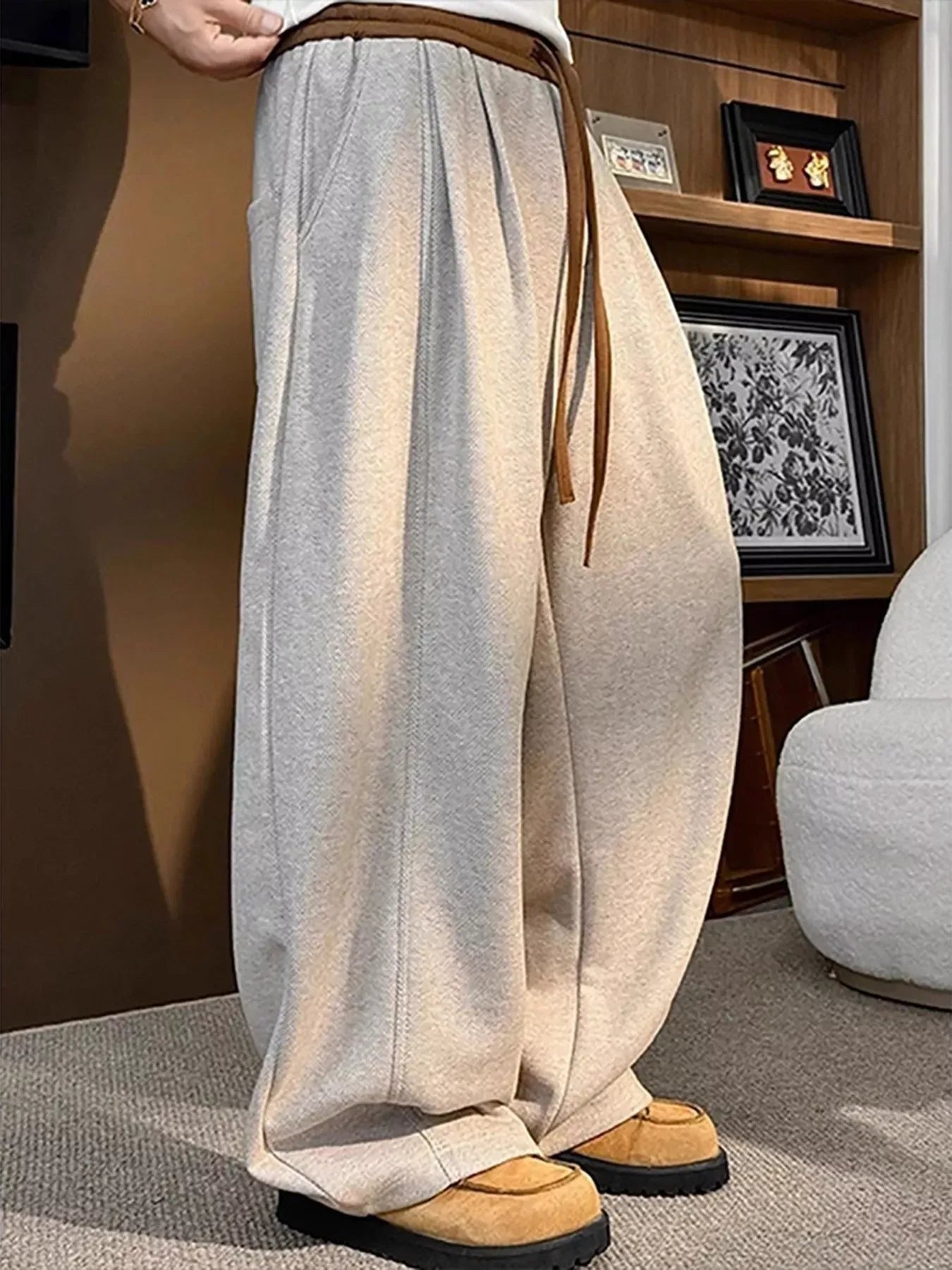 Loose Fit Casual Sweatpants with Drawstring | The Nichole Collection