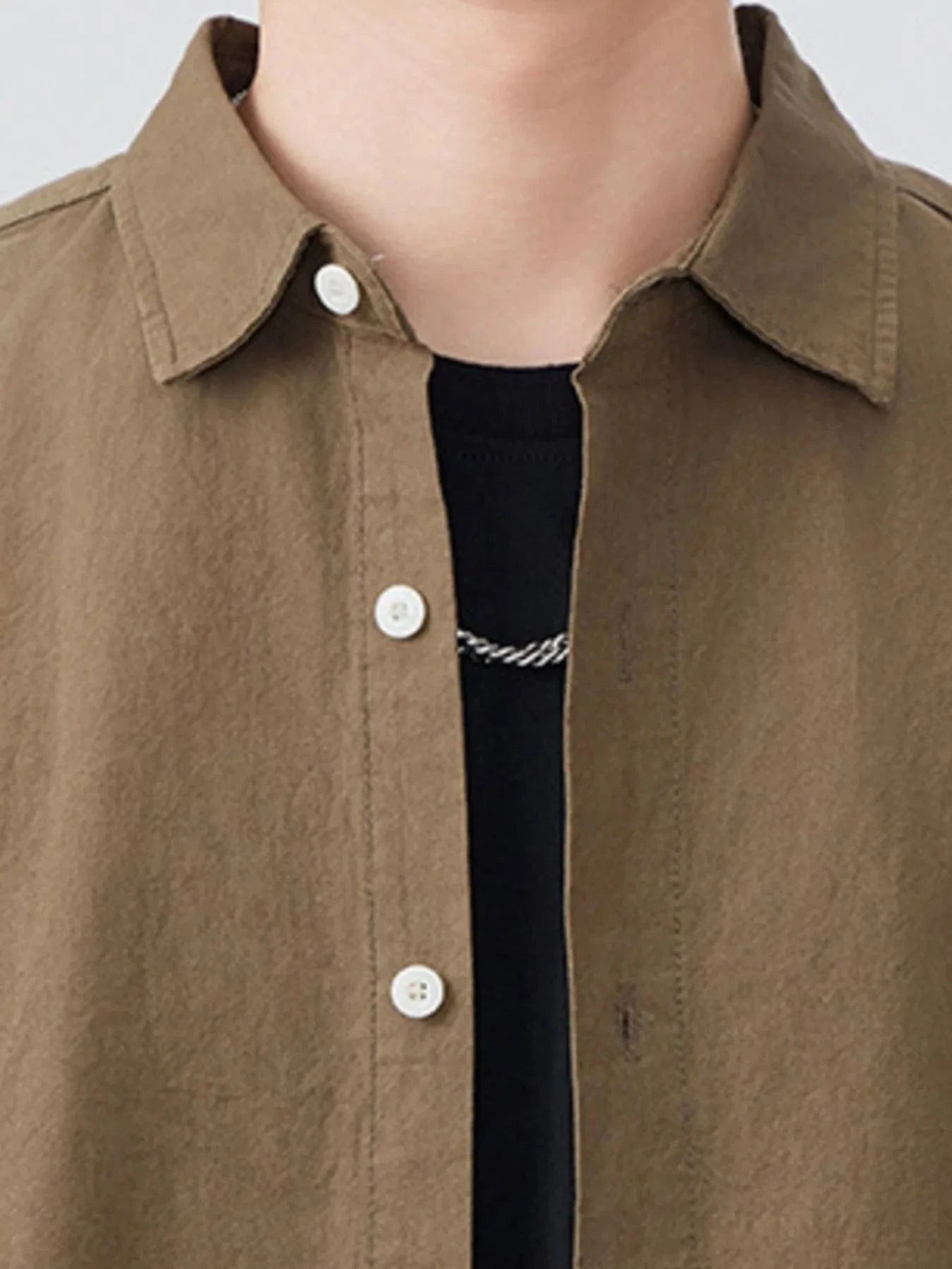 Men's 100% Cotton Button Down Long Sleeve Shirt The Nichole Collection