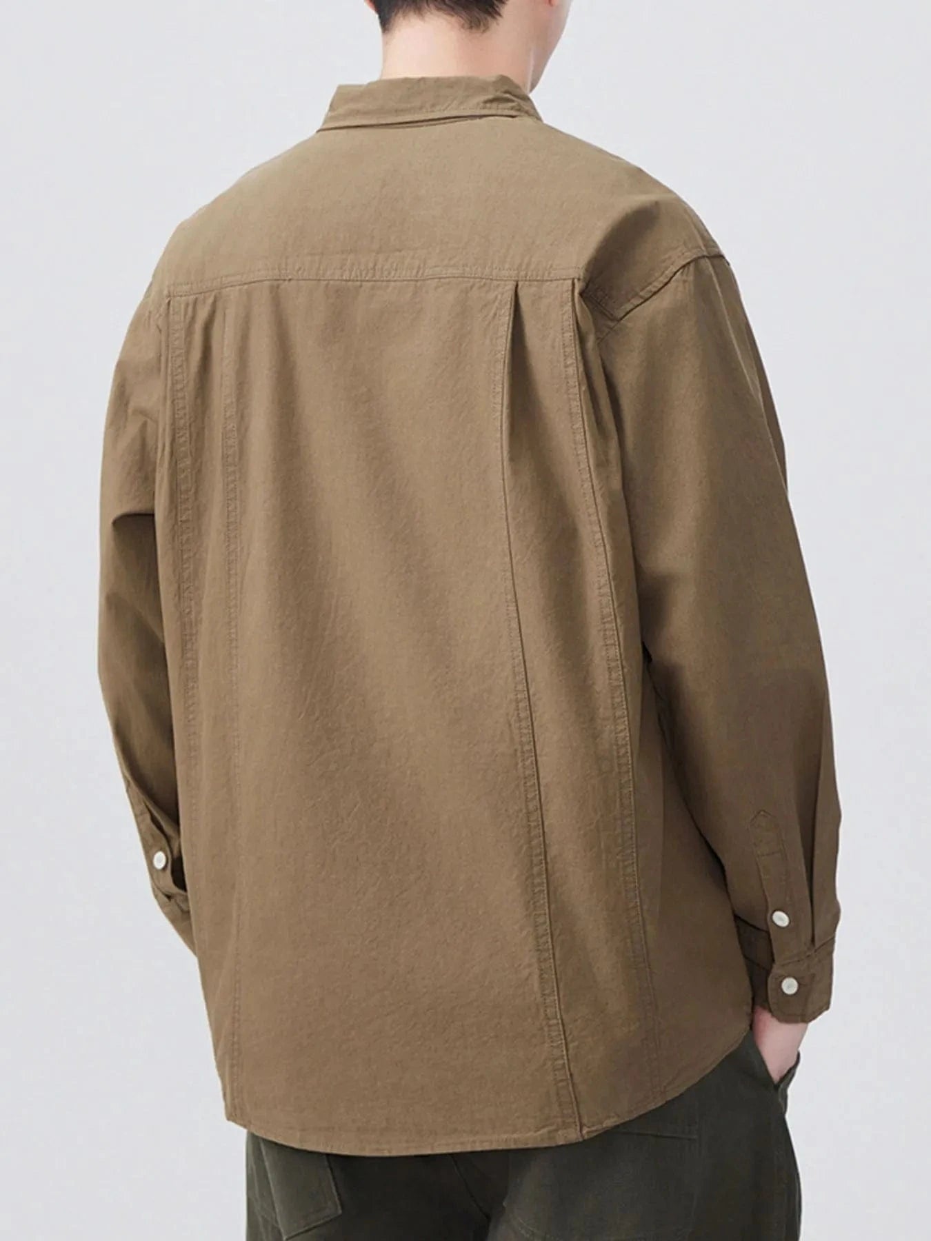 Men's 100% Cotton Button Down Long Sleeve Shirt The Nichole Collection