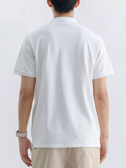 Men's Button Detail Short Sleeve T-Shirt | The Nichole Collection