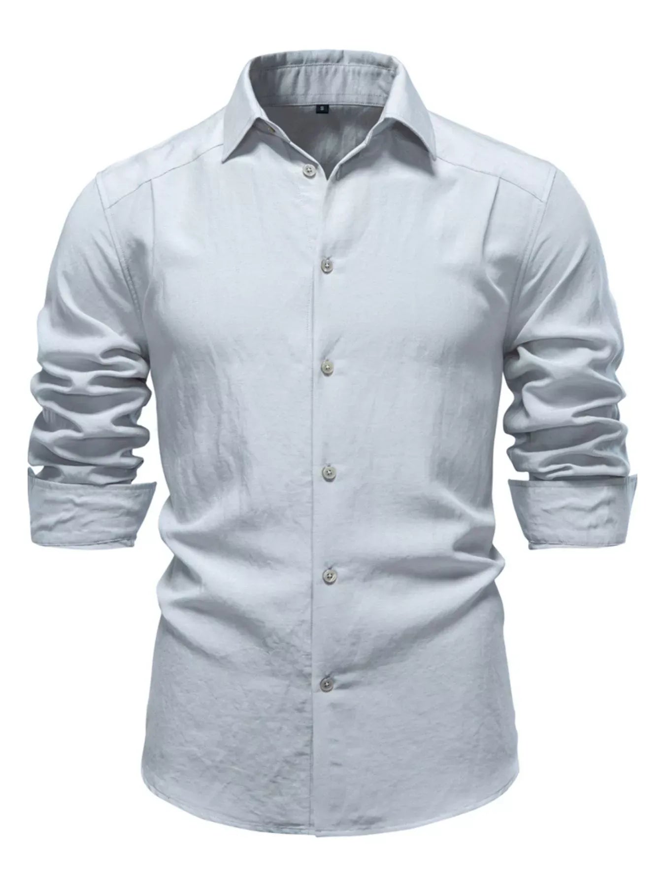 Men's Casual Button Up Long Sleeve Shirt | The Nichole Collection
