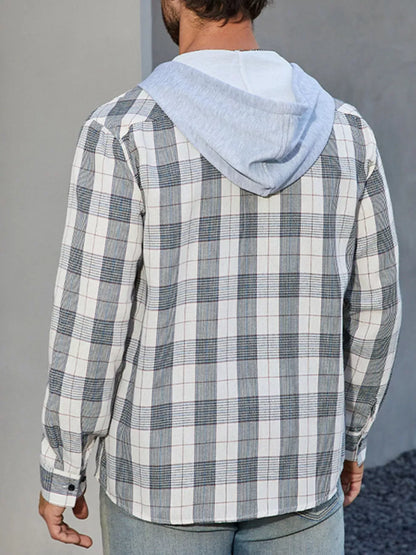 Men's Casual Plaid Long Sleeve Shirt The Nichole Collection